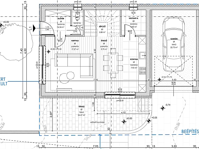 Törökbálinton az Újtelep városrészben eladó egy új építésű, Nappali + 3 szobás ikerházfél. #3